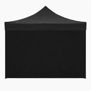 Telo laterale 3x2mt nero impermeabile di ricambio per gazebo richiudibile