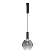Maytoni Lampadario moderno Nebula 1 luce LED integrato nero metallo vetro