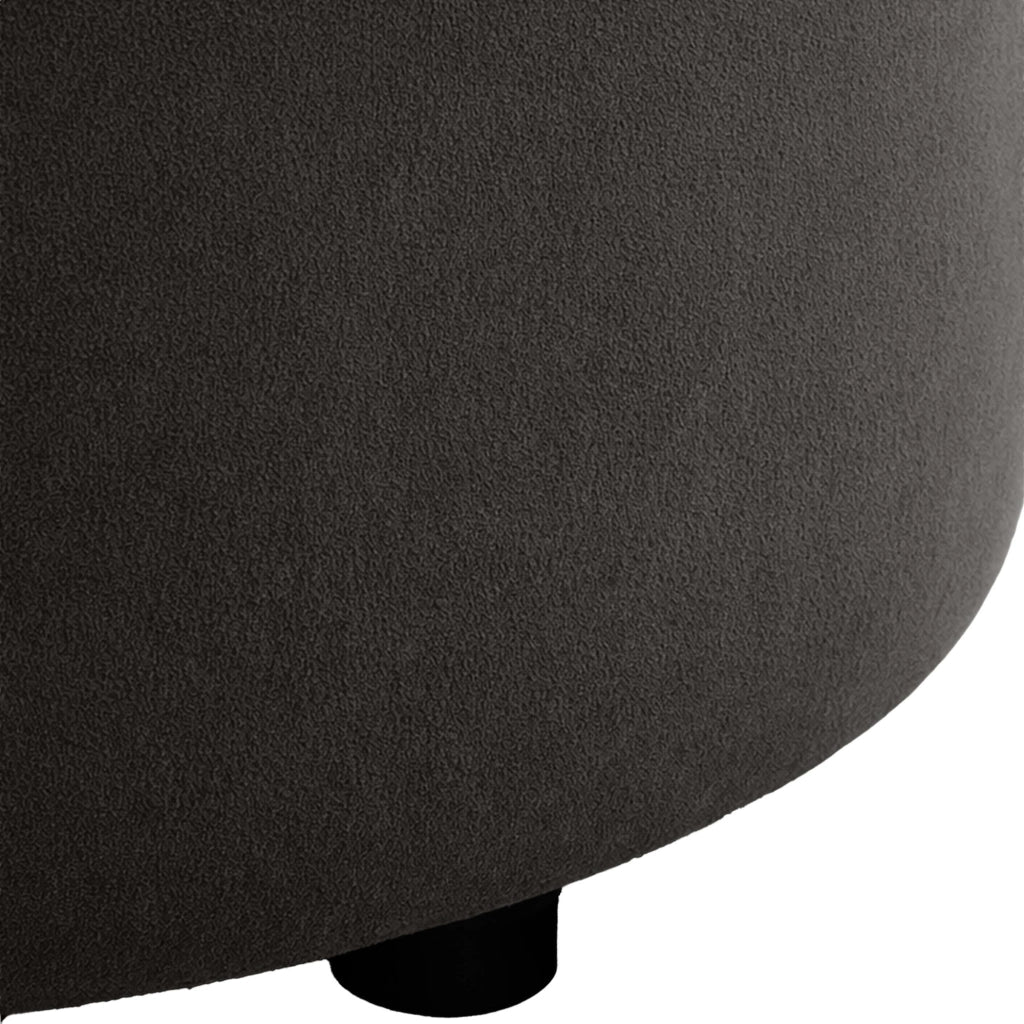 Pouf Contenitore Pantin In Velluto grigio