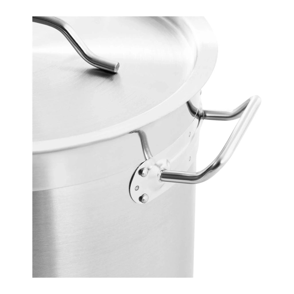Pentola in acciaio inox da 12 litri 250 mm per piani cottura a induzione 14_0004173