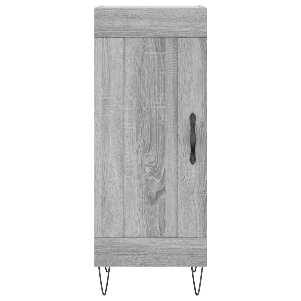 Credenza Grigio Sonoma 34,5x34x180 cm in Legno Multistrato 3199143