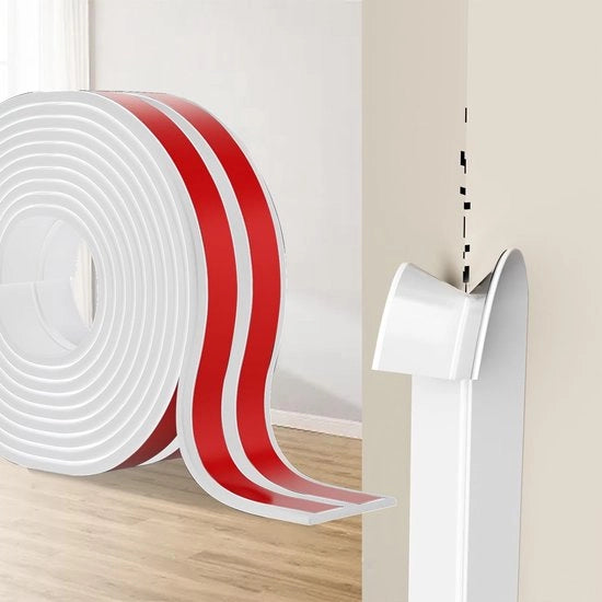 Protezione Angolare Flessibile - Striscia Autoadesiva - TPE - Per Angoli Interni/Esterni - Ideale per Attività di Fai da Te - 6 cm x 4 m