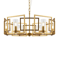 Lampada pendente House in Metallo Bowi Oro