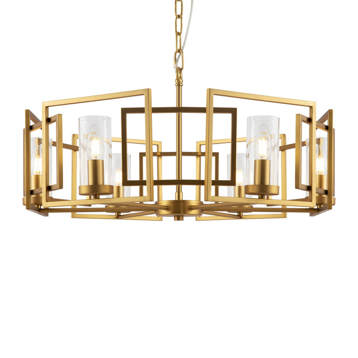 Lampada pendente House in Metallo Bowi Oro