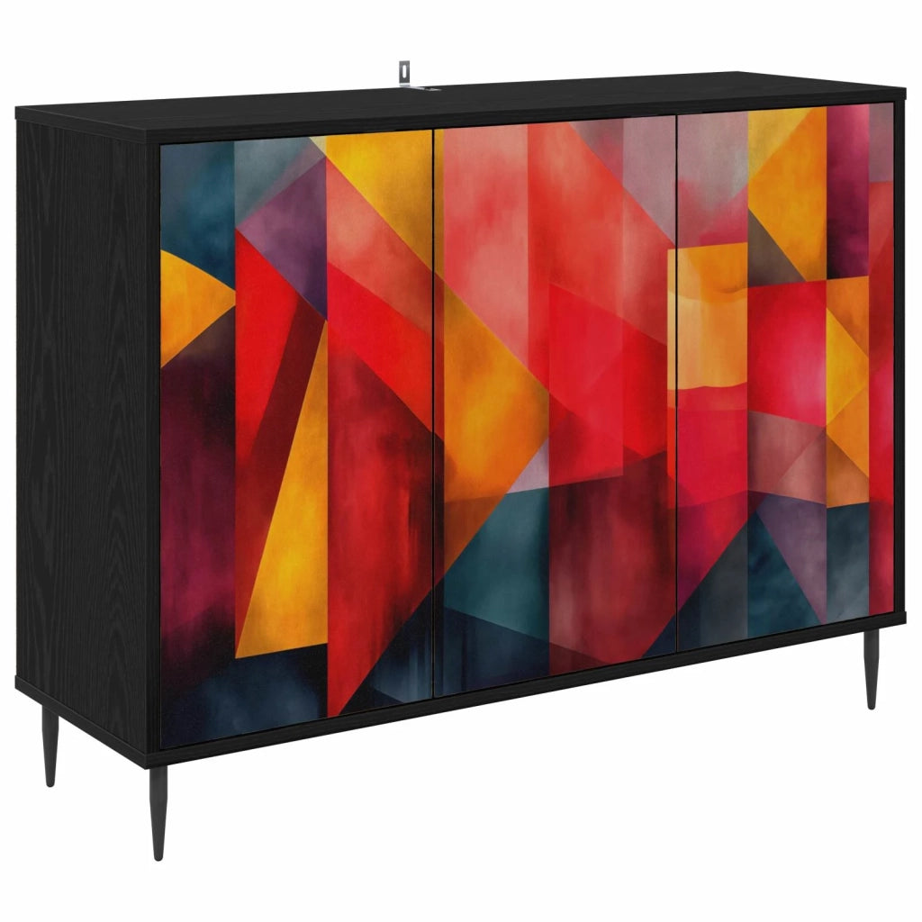 Credenza HEESCH Rovere Nero 102 x 33 x 76 cm 8006978