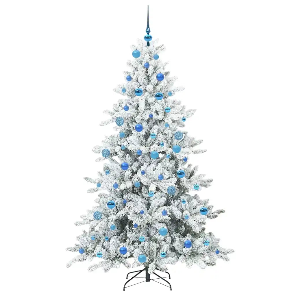 Albero di Natale Artificiale con Rami Pieghevoli Bianco 180 cm 3397725