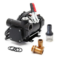 Pompa autoadescante per diesel gasolio 80 l/min 550W 12V altezza di aspirazione 3m