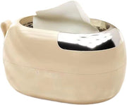 Tissuebox da parete per uso domestico, stile elegante per tavolo da ufficio e caffè, servizio di alta qualità per la box dei fazzoletti - giallo [da tavolo/da parete, doppio utilizzo]
