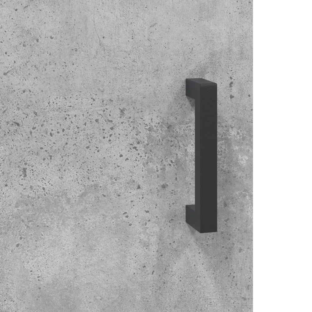 Armadietti a Parete 2 pz Grigio Cemento in Legno Multistrato CFW4736839