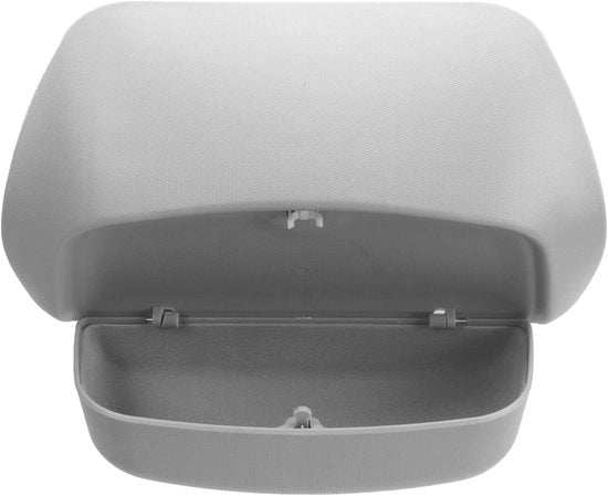 Cassaforte in Plastica per Occhiali - Contenitore per Occhiali - Sacchetto per Occhiali - Accessori per Auto e Interni - Protezione e Organizzazione - Bianco