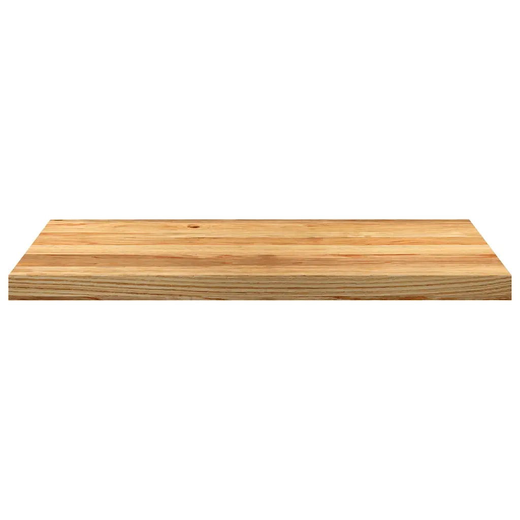 Davanzali 2 pz Marrone Chiaro 80x40x2 cm Legno Massello Rovere 4009158