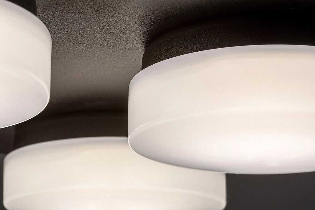 Plafoniera LED 21W nero opaco IP44 Rabalux Attichus