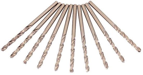 Set di Trapani HSS-CO 1.0-5.0MM - Trapano RVS - Trapani 5-pezzi - Trapano per Metallo - Resistente allo Shock - Leggero. - Set di Trapani