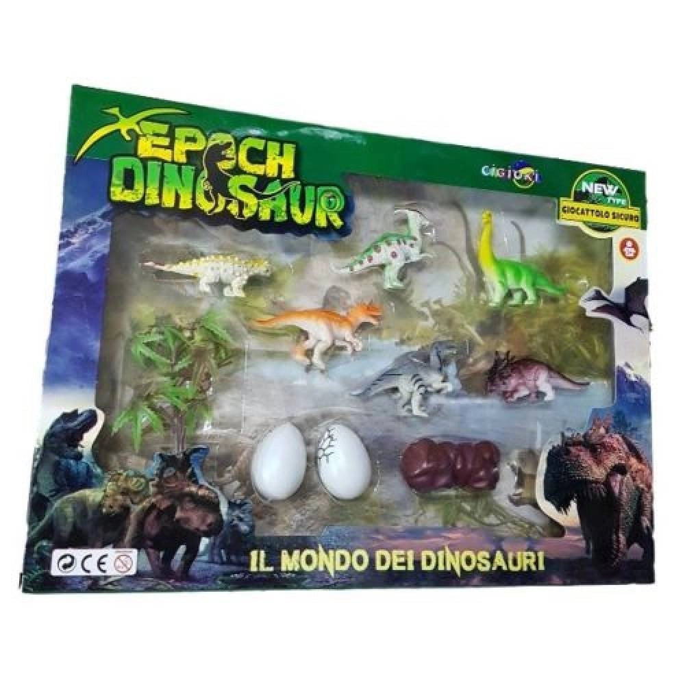 Trade Shop - Il Mondo Dei Dinosauri Set Gioco Giocattolo Per Bambini Rivivi Mondo Preistorico -