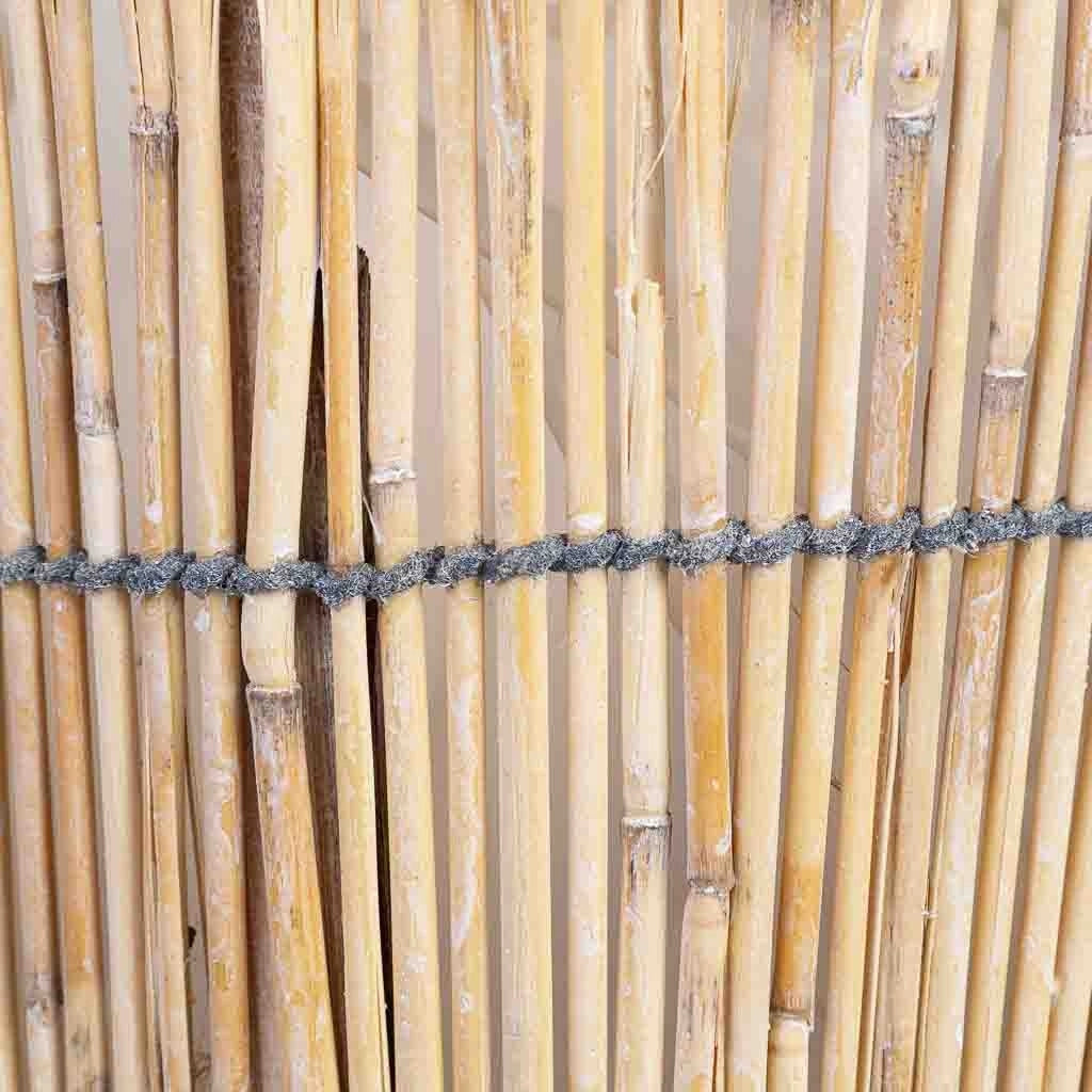 Cesto rotondo in bambù marrone 24x24x14h cm