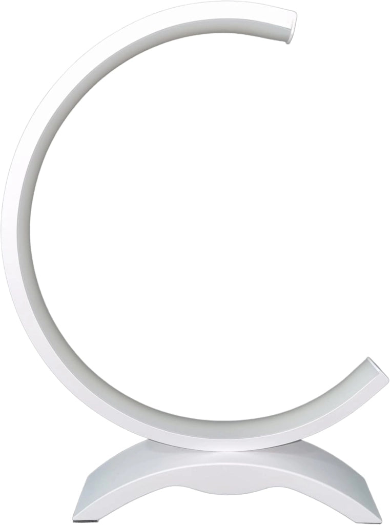 Lampada da tavolo moderna a led abat jour da comodino a forma di mezzaluna 9 watt Luce calda o naturale Colore della luce: Luce calda