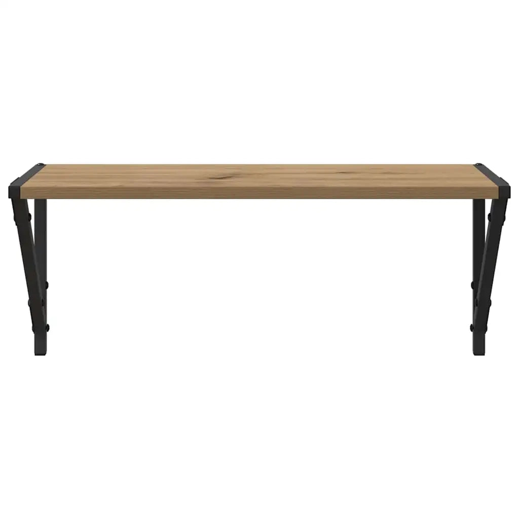 Scaffali da parete 2 pcs Rovere artigianale 60 x 25 x 25,5 cm 882857