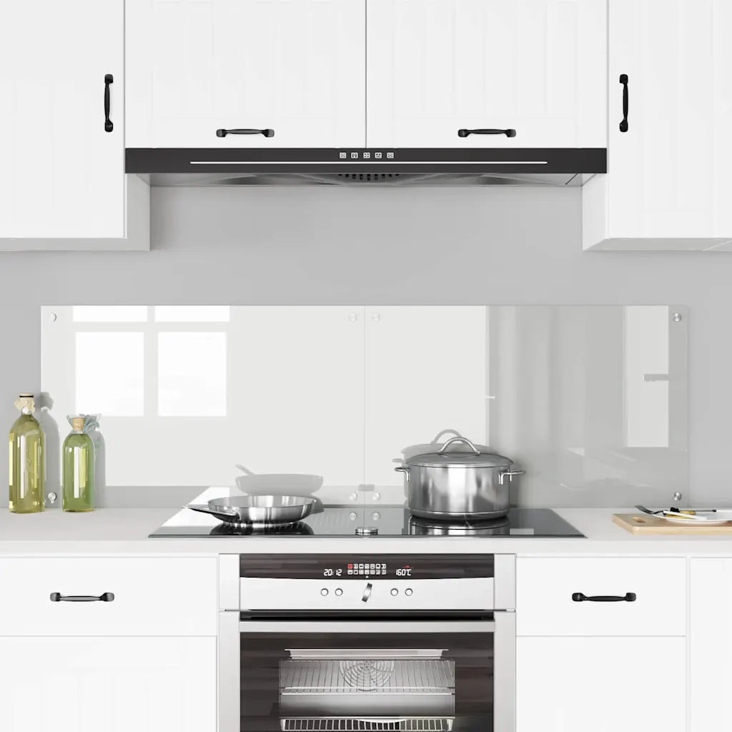 Schienale da cucina 2 pz Trasparente 80 x 50 cm CFW9366621