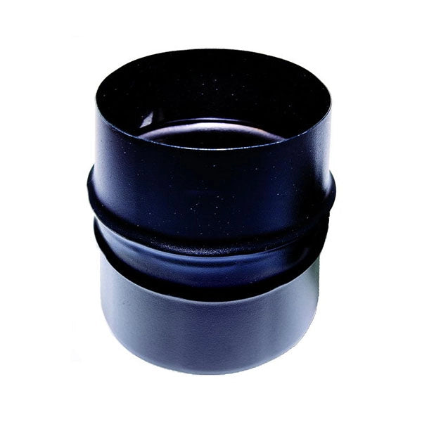 Tronchetto maschio/maschio  DN 100 mm  smaltato 600 gradi stufa pellet tubo nero CE Made in Italy
