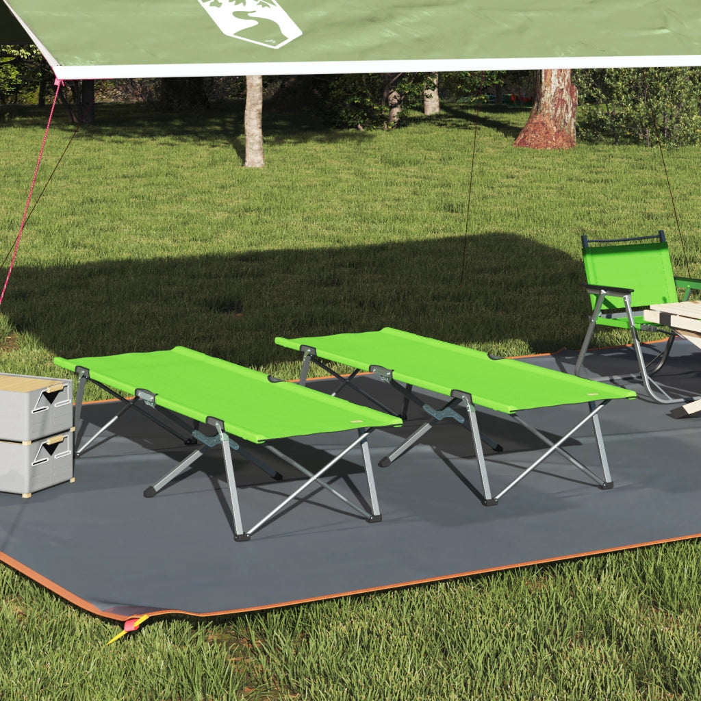 Letto da campeggio pieghevole Verde scuro