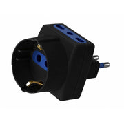 EcoPrice Adattatore Triplo 1 Schuko +2 10/16A Spina 16A B