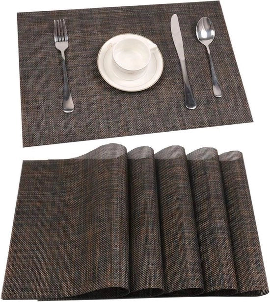 Set di piatti da tavola - Accessori da cucina - Piatti da tavola in stile lussuoso - Tavola - Resistente al calore - Anti-slip - Sottopiatto - Rimovibile