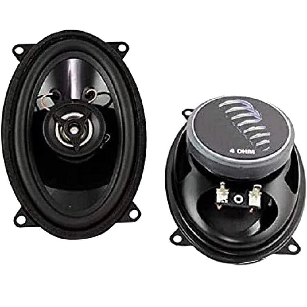 Trade Shop - Coppia Di Altoparlanti A Incasso 2 Vie Coassiali Casse Autoradio 9x15cm 300 Watt -