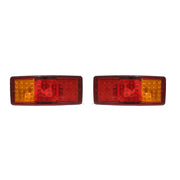 Set di luci di stop posteriori a LED 24V per camion/rimorchio 345x145x25mm