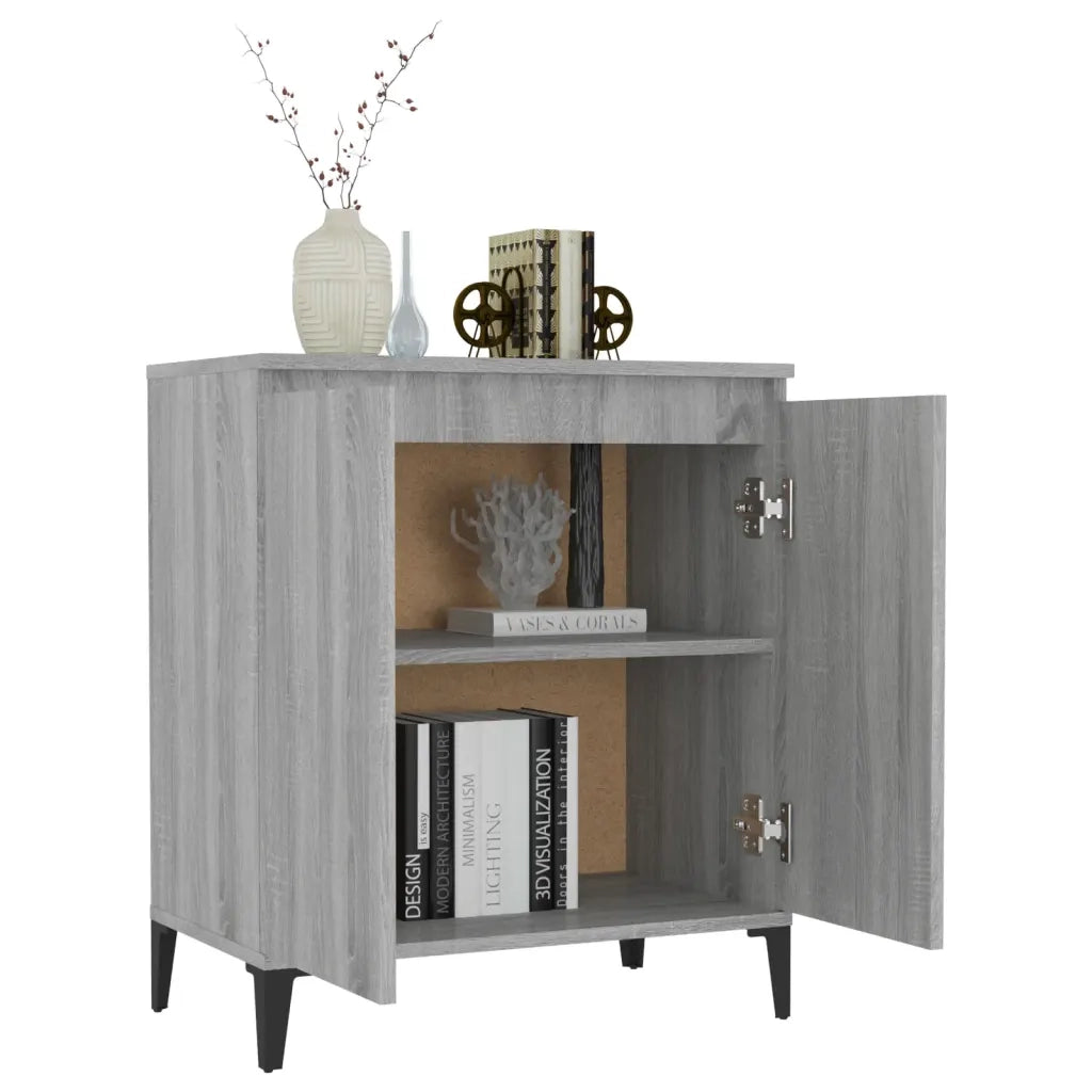 Credenza Grigio Sonoma 60x35x70 cm in Legno Ingegnerizzato 815160