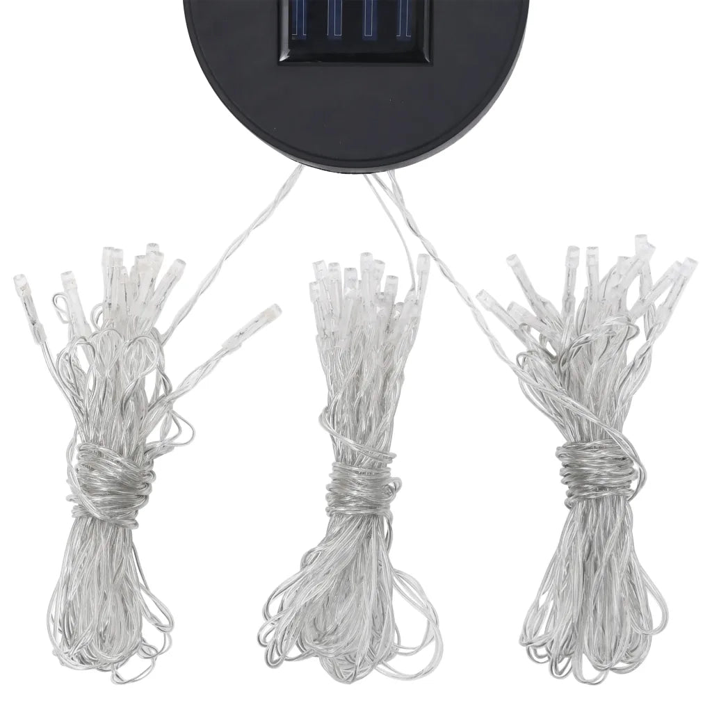 vidaXL Gazebo con Stringa di Luci LED 3x3 m Antracite