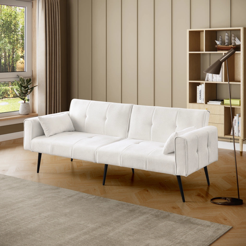 Divano Letto Futon Convertibile ¨C MINIMAL ¨C Tessuto, 2 Posti