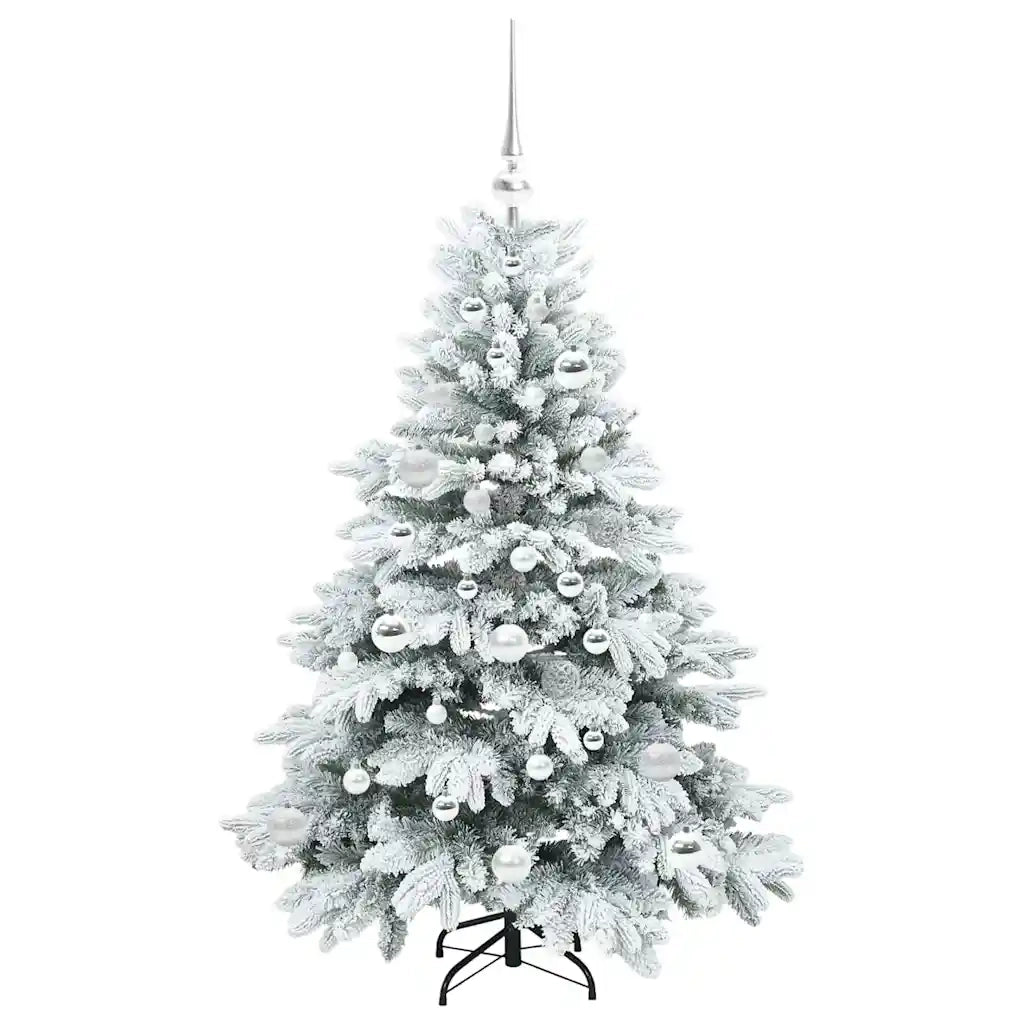 Albero di Natale artificiale con 150 LED Bianco 120 cm PE e PVC 3397593
