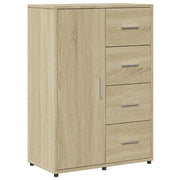 Credenza-Buffet-Armadio da cucina Rovere Sonoma 60x31x84 cm in Legno Multistrato