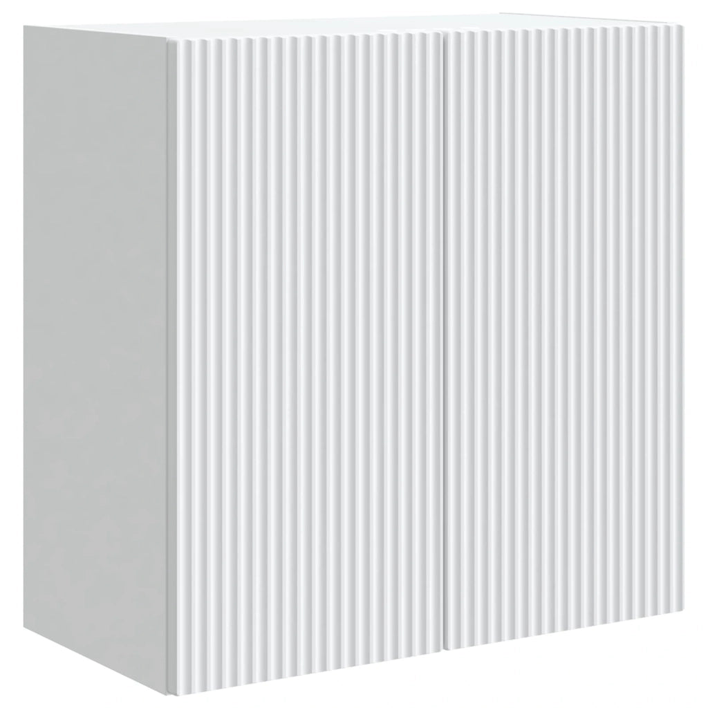 Mobiletto a muro Bianco 59 x 31 x 60 cm Legno ingegnerizzato 898405
