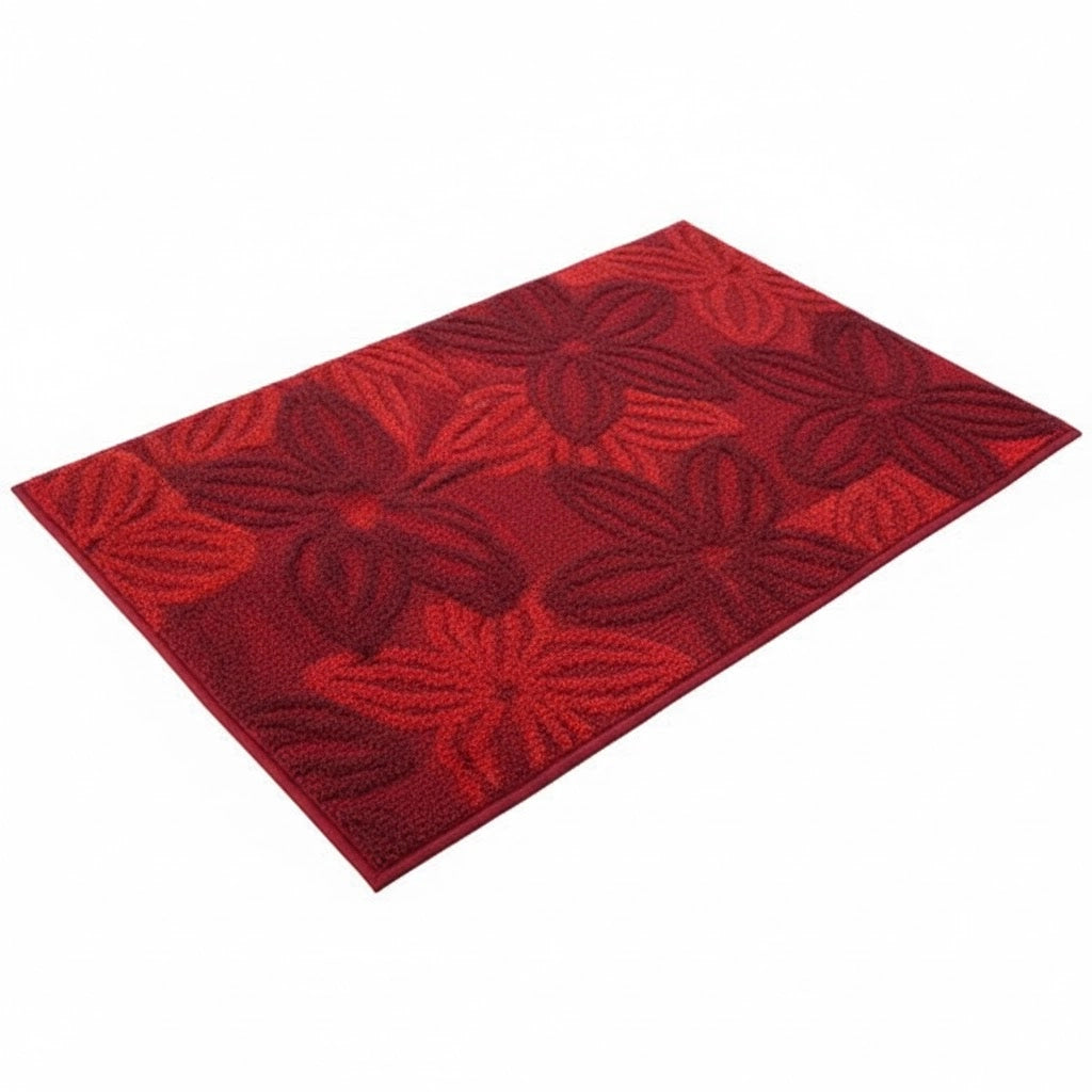 TAPPETO CUCINA 'ENEA' 57x190 cm - Rosso - Arrotolato - 2 pezzi
