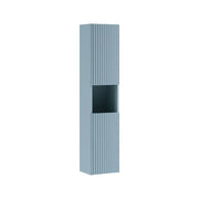 Colonna da bagno VANO 140 cm blu denim 2 porte sospese