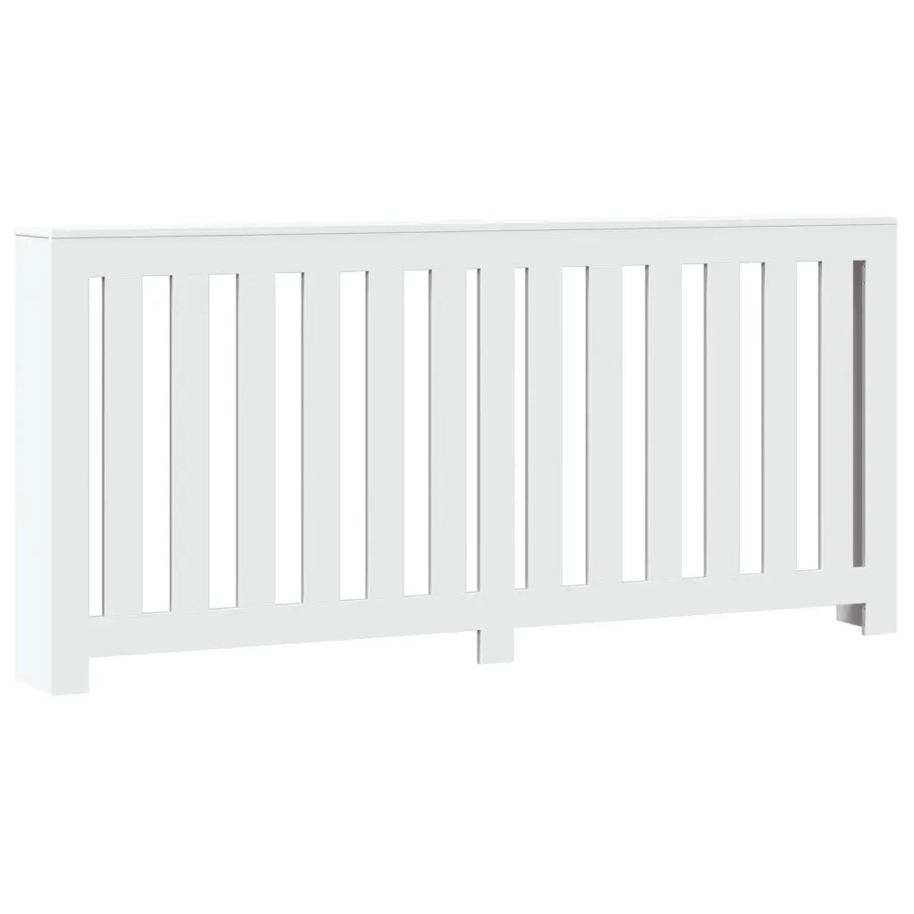Copertura Termosifone Bianca 175x20x82 cm in Legno Multistrato 852753