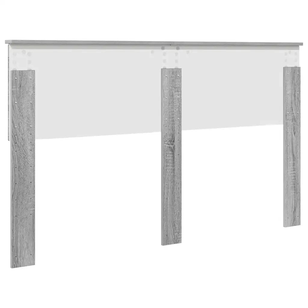Testiera-Testata-Testiera Decorativa Grigio Sonoma 150 cm Legno multistrato 118523