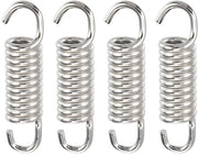 Valvola di scarico universale - 4 pezzi - Acciaio inossidabile - Impermeabile - Resistente alla corrosione - Lunghezza totale 43 mm