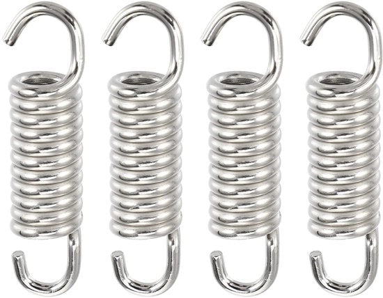 Valvola di scarico universale - 4 pezzi - Acciaio inossidabile - Impermeabile - Resistente alla corrosione - Lunghezza totale 43 mm