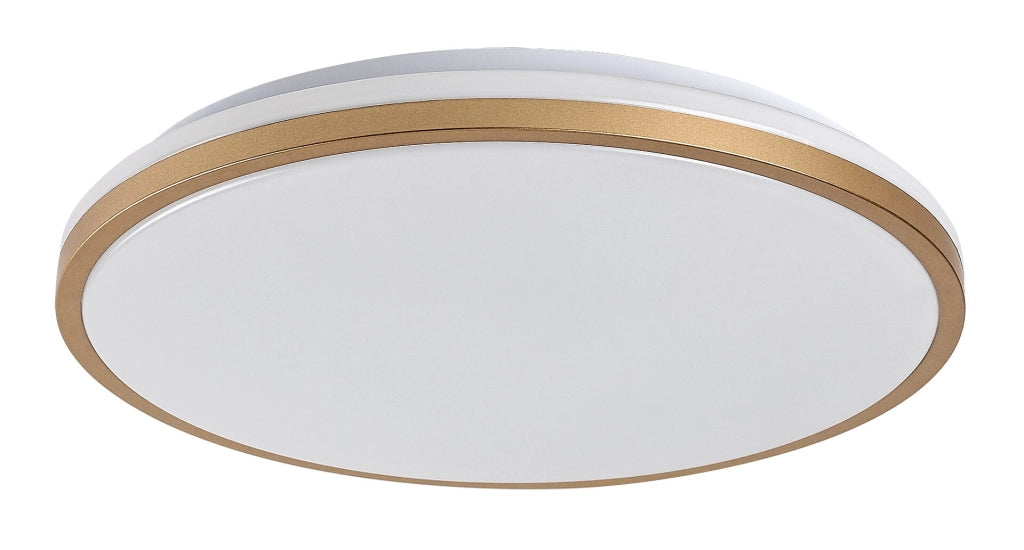 Plafoniera bagno Slava LED 18W IP44 bianco oro Rabalux