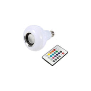 Trade Shop - Lampadina Cassa Bluetooth Colorata Led E27 Rgb Bulbo Musica Lampada Telecomando -