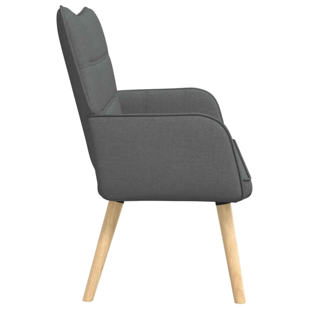 Sofa a Due Posti Grigio scuro 115 x 61 x 87 cm Tessuto