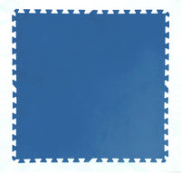 Tappeto Sottopiscina in Polietilene 50x50cm Componibile 8 Pezzi Bestway Blu