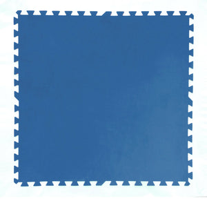 Tappeto Sottopiscina in Polietilene 50x50cm Componibile 8 Pezzi Bestway Blu