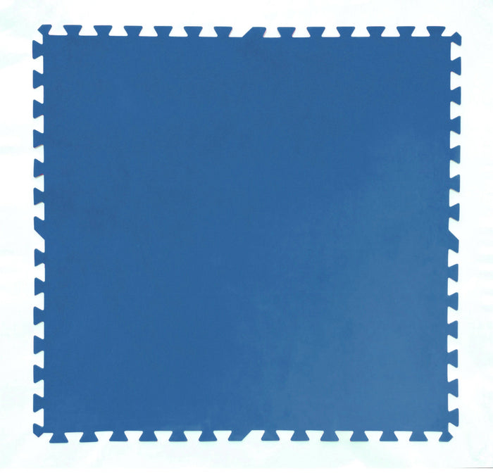 Tappeto Sottopiscina in Polietilene 50x50cm Componibile 8 Pezzi Bestway Blu