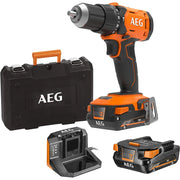 TRAPANO A PERCUSSIONE BRUSHLESS 18V 2 BATTERIE 2Ah+CARICATORE BSB 18G4-202C AEG 4935478631