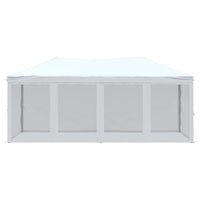 Tenda per Feste Pieghevole con Pareti Laterali Bianco 3x6 m 93552