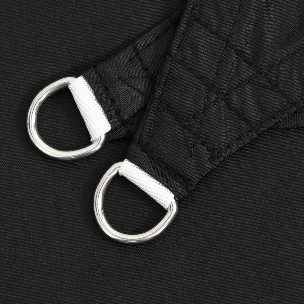Parasole a Vela Oxford Rettangolare 4x5 m Nero 135766