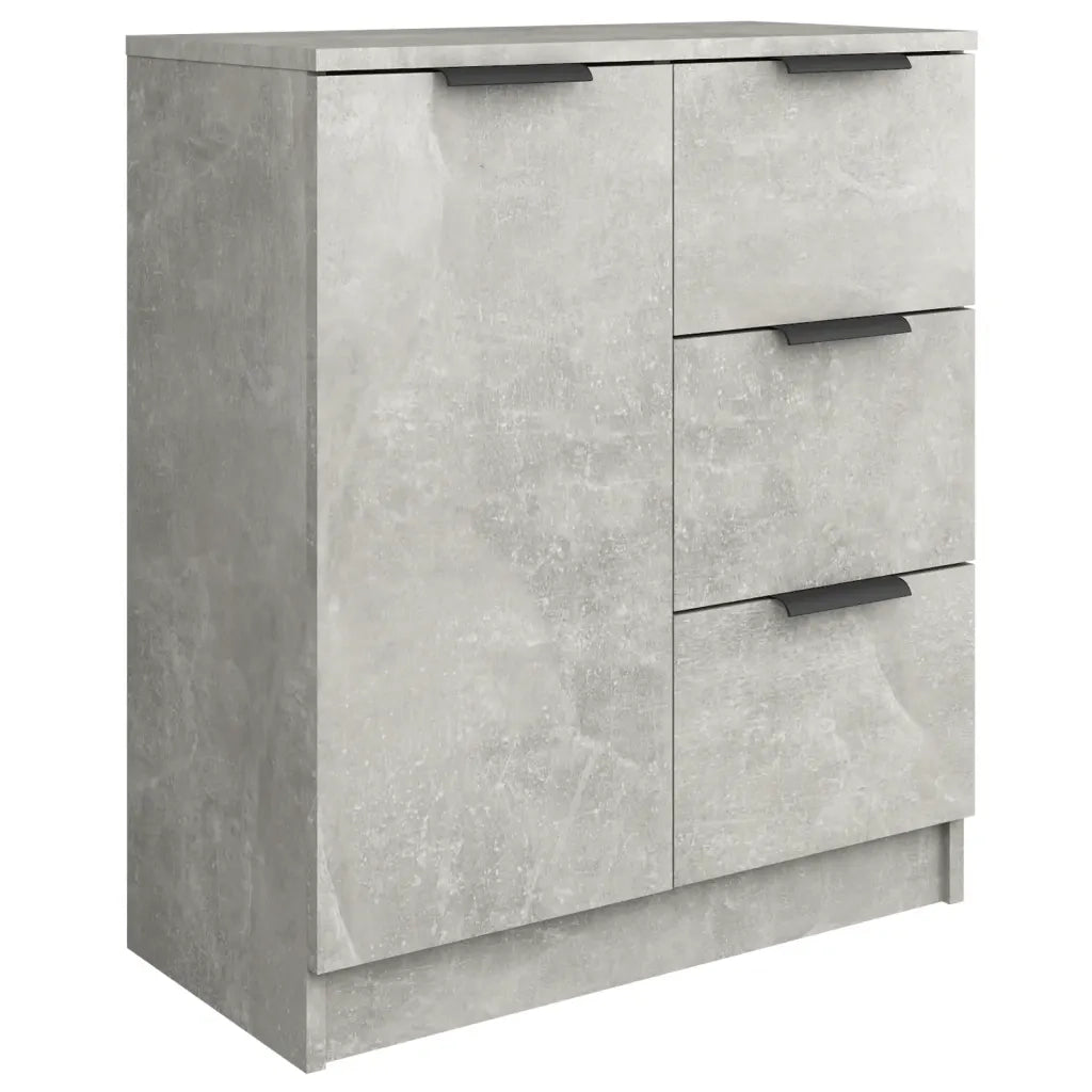 Credenza-Buffet-Armadio da cucina Grigio Cemento 60x30x70 cm in Legno Multistrato 946181